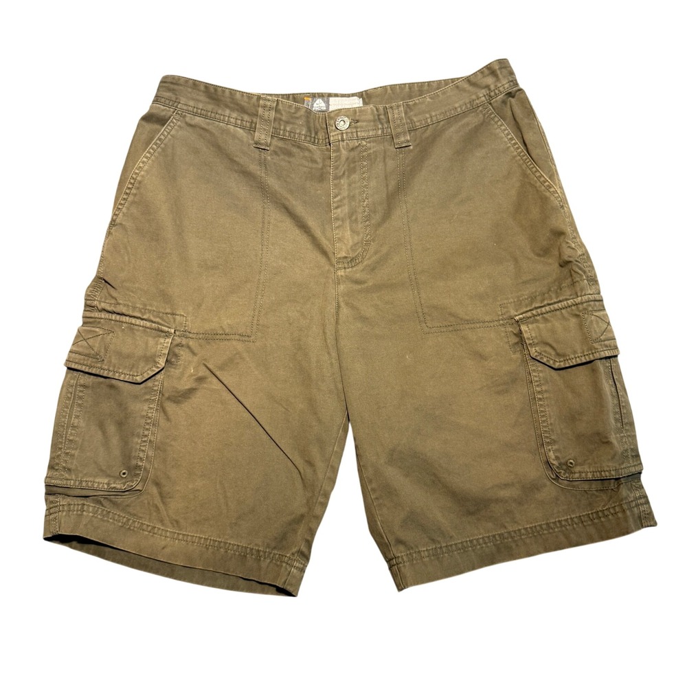 Vintage Nike ACG Mens Cargo Shorts Size 36 Olive Green Outdoor